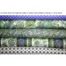 10cm Baumwolldruck Briarcliff Paisley lila grün  (Grundpreis € 12,00/m)